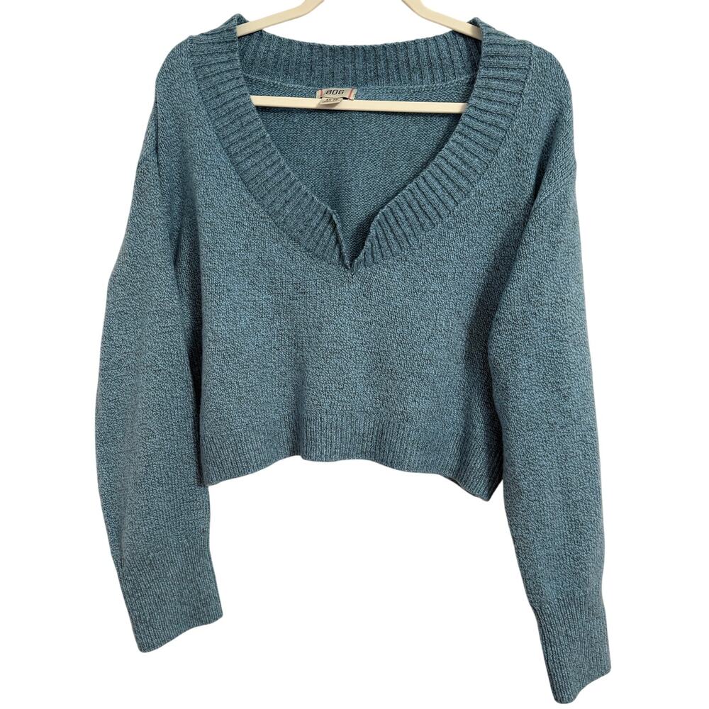 BDG Urban Outfitters New Womens XS Boho Oversized Boxy Cropped Soft Knit Sweater